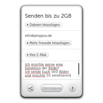 PIMPYOU selection BOX Urlaubsbilder selektieren lassen vom profi