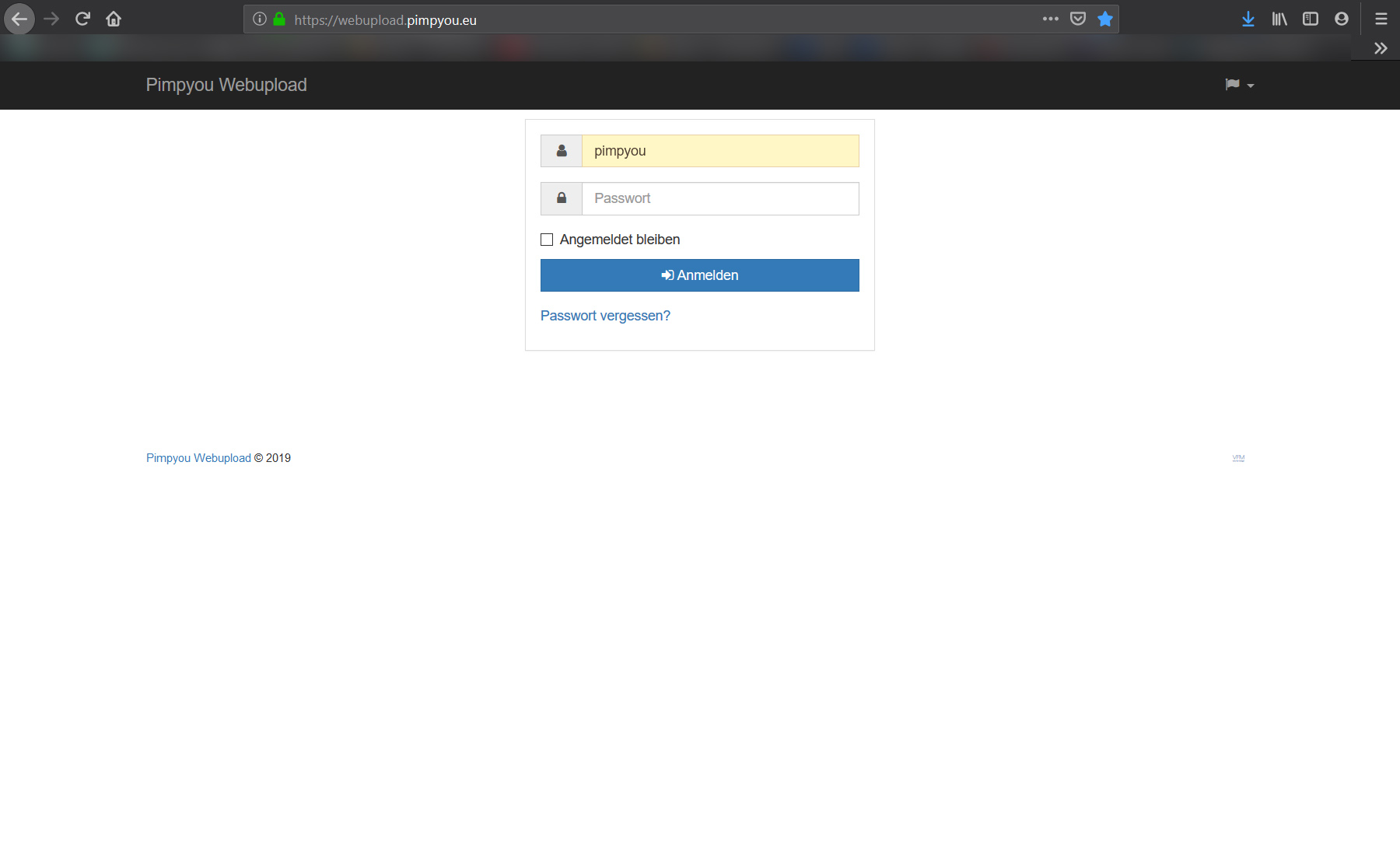 bilder upload mit SSL