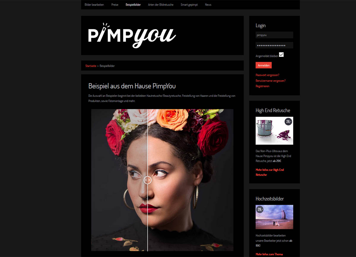 neus feature auf pimpyou